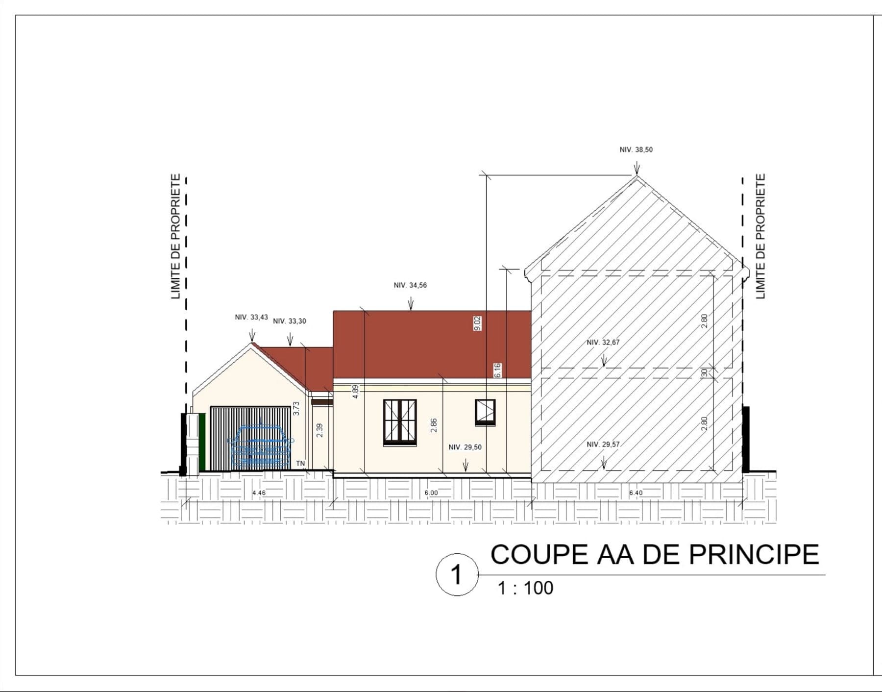 Plan de coupe