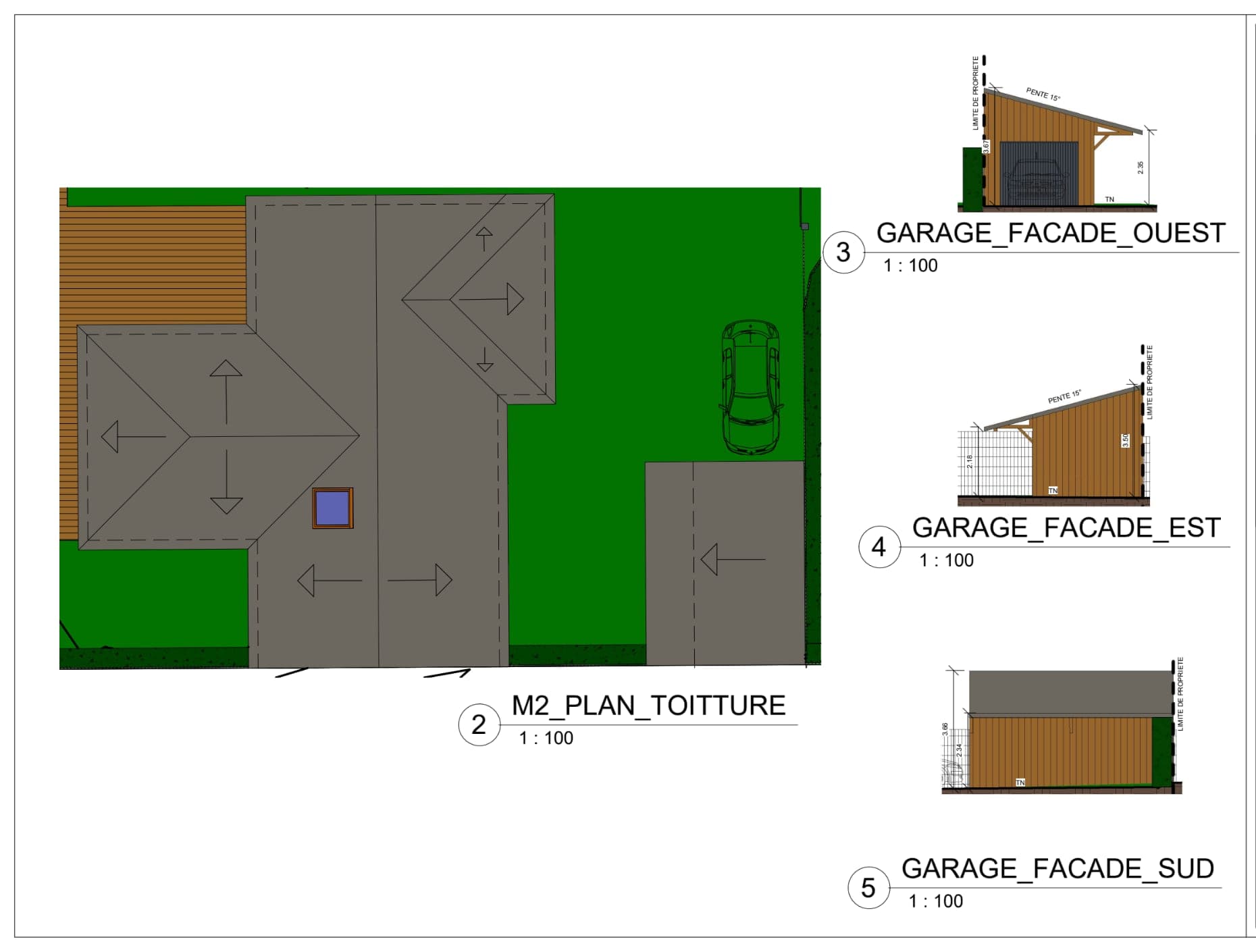 Façades garage — lot 2