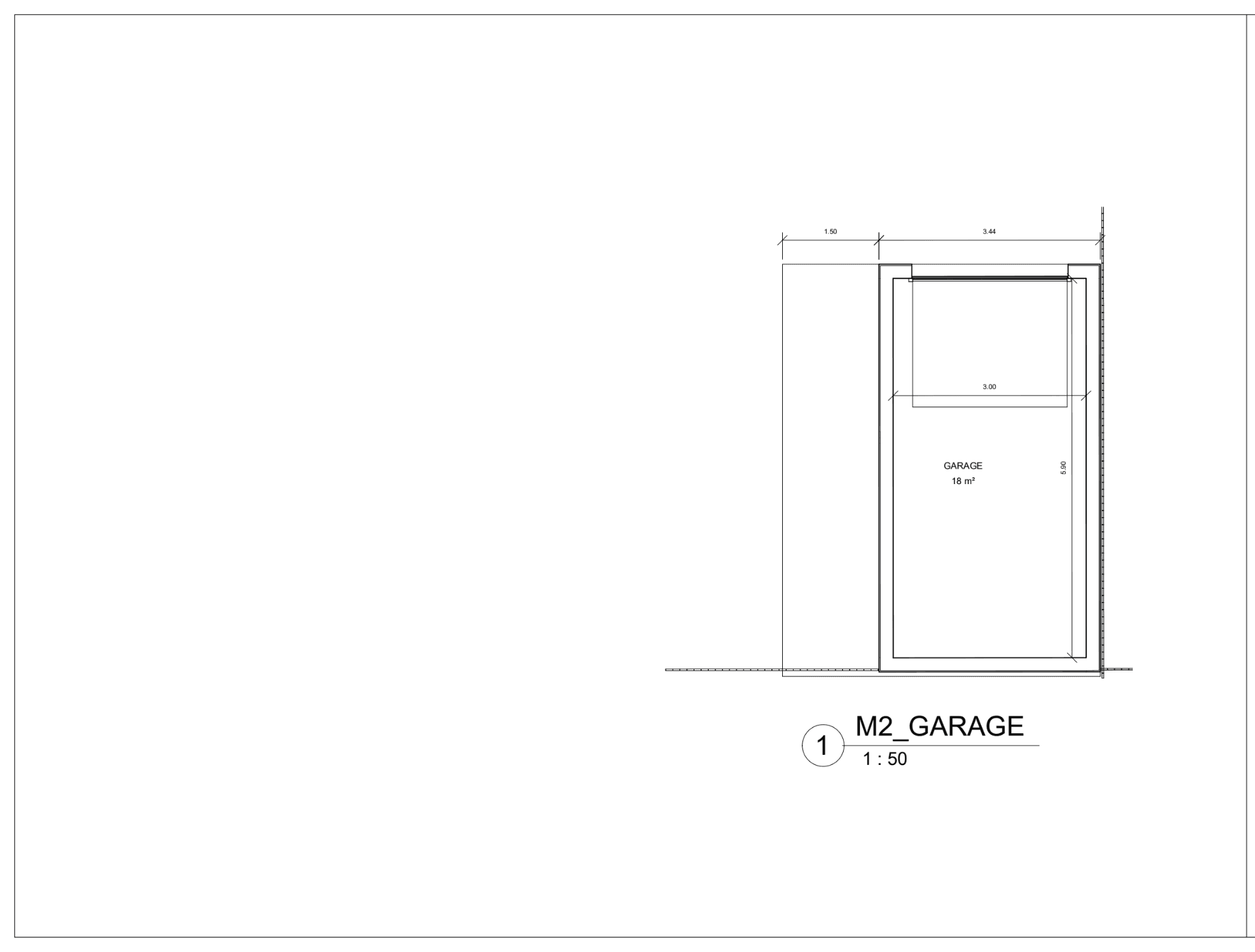 Plans du garage — lot 2