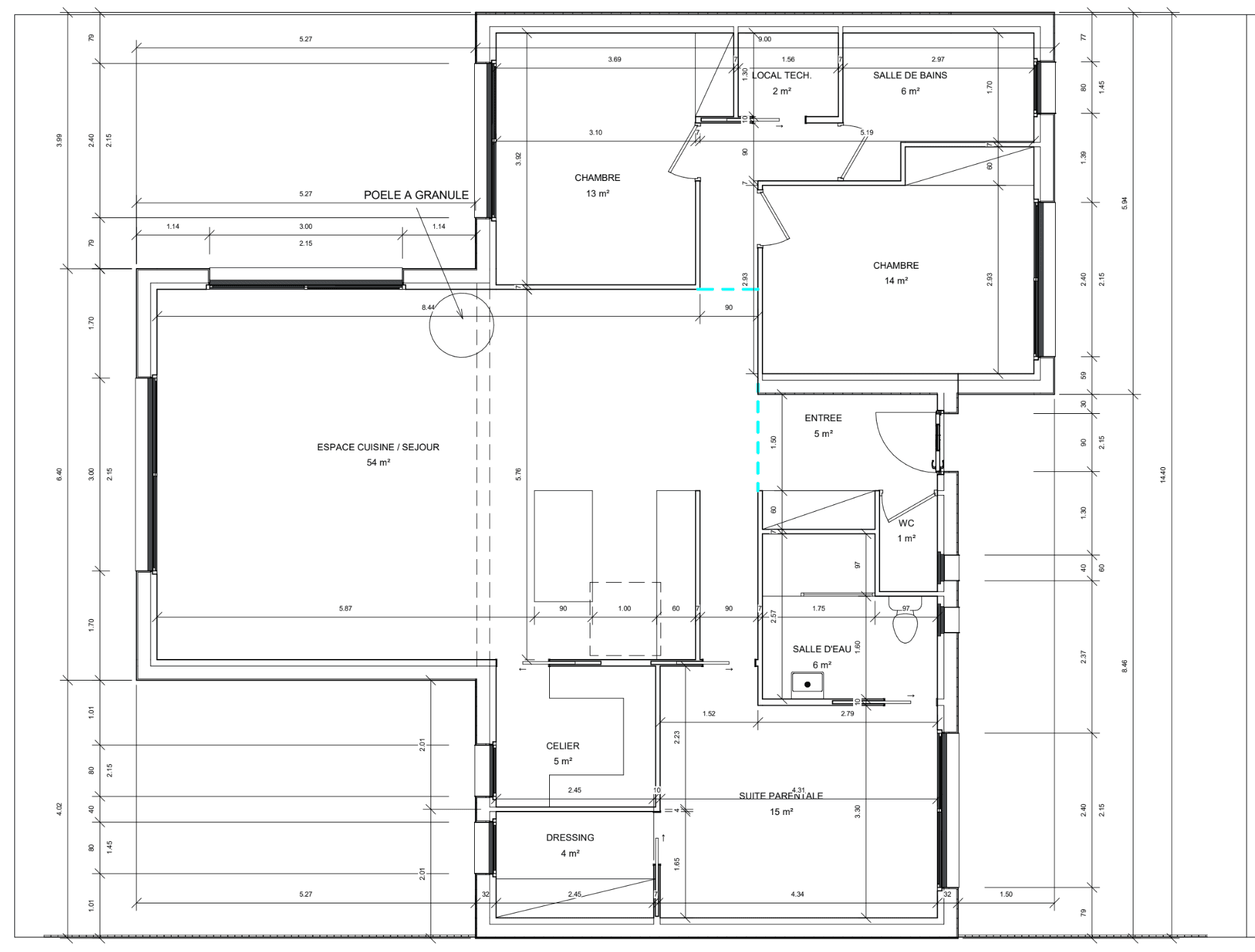 Plan RDC — lot 2
