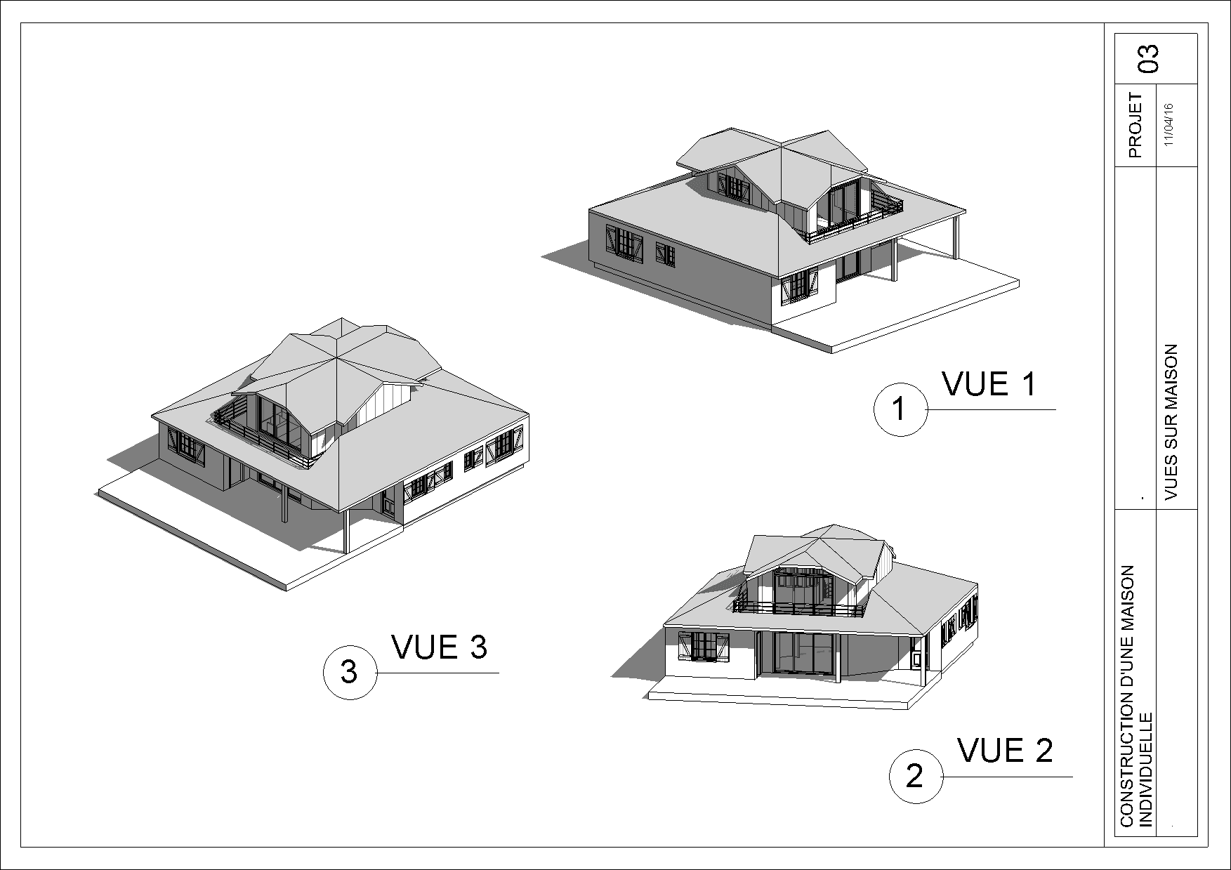 Vues sur la maison