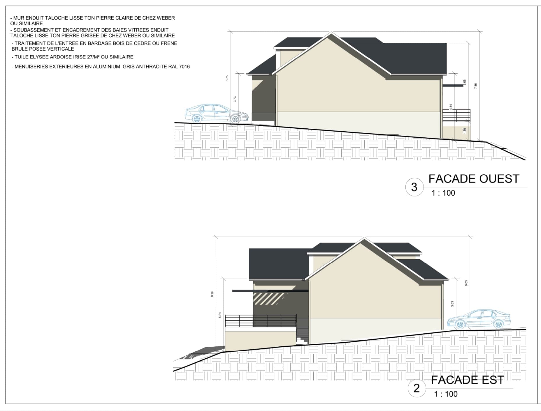 Élévations façades 2