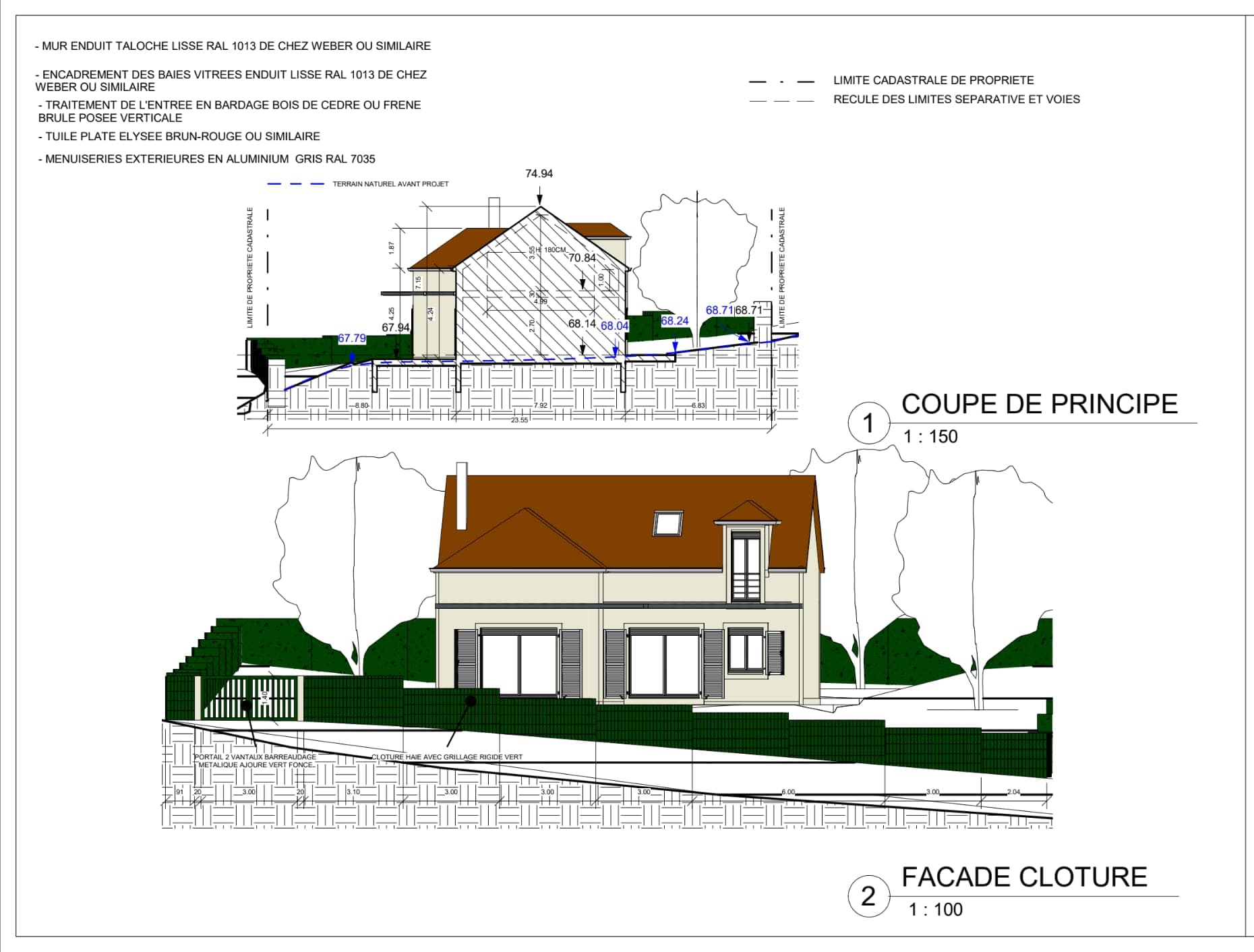Plan de clôture