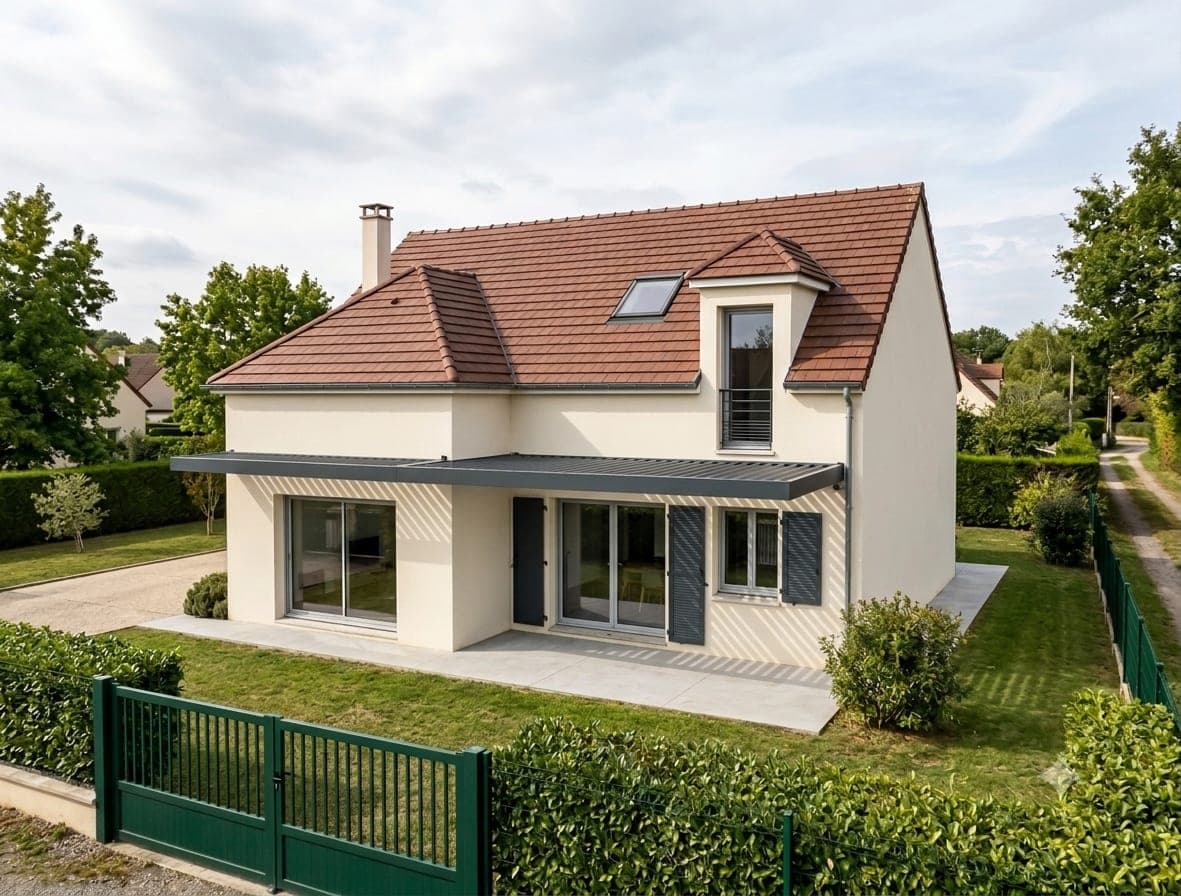 Vue extérieure de la maison