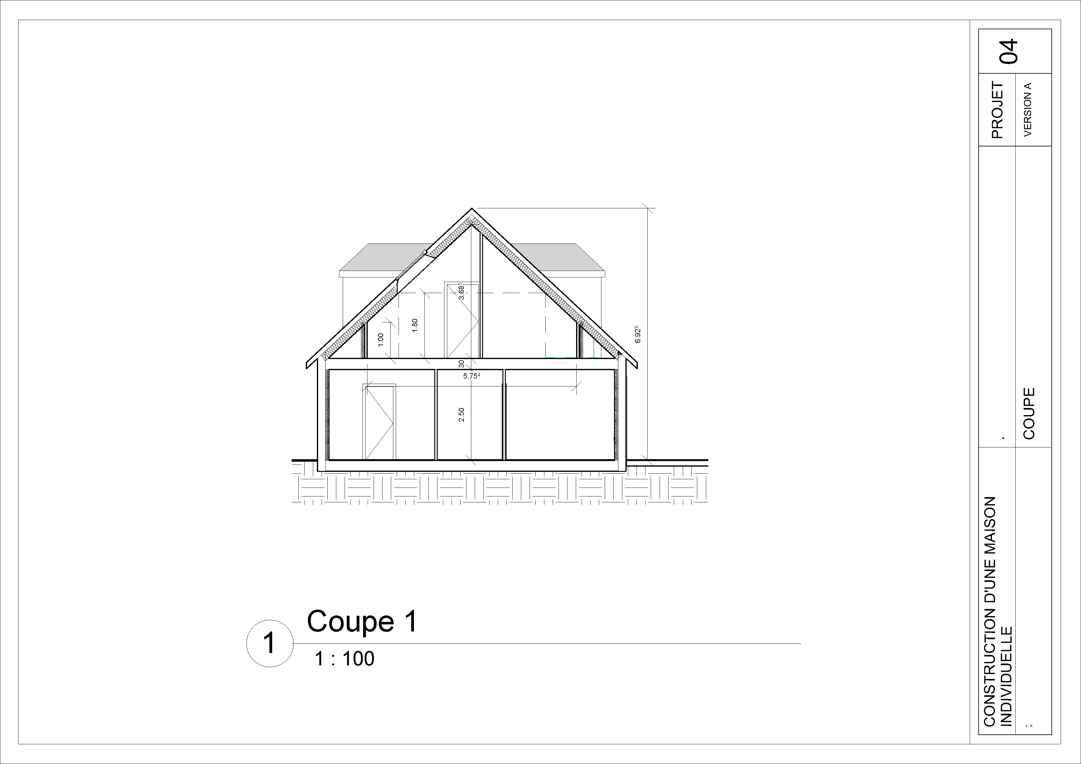 Coupe transversale