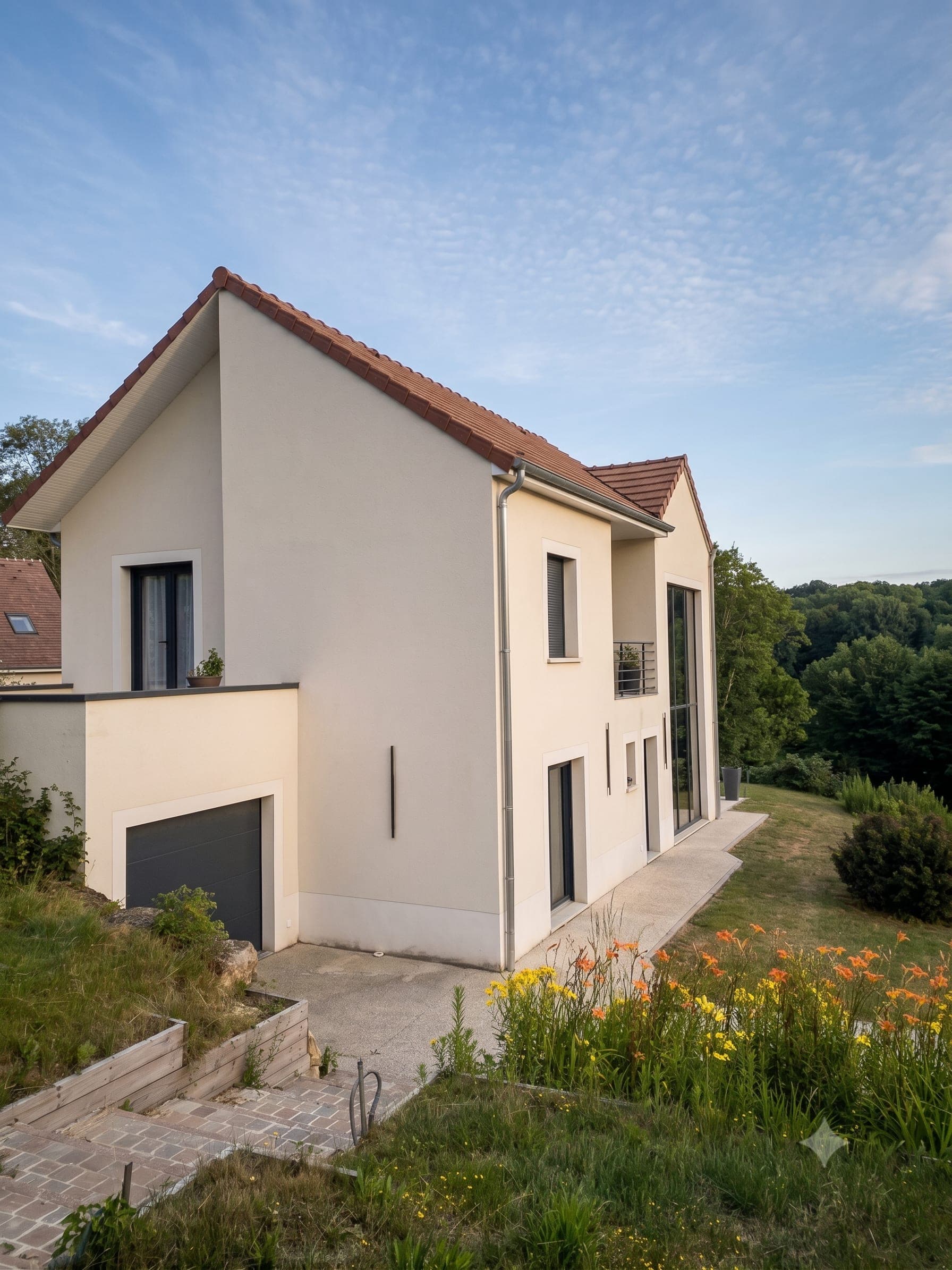 Vue extérieure de la maison