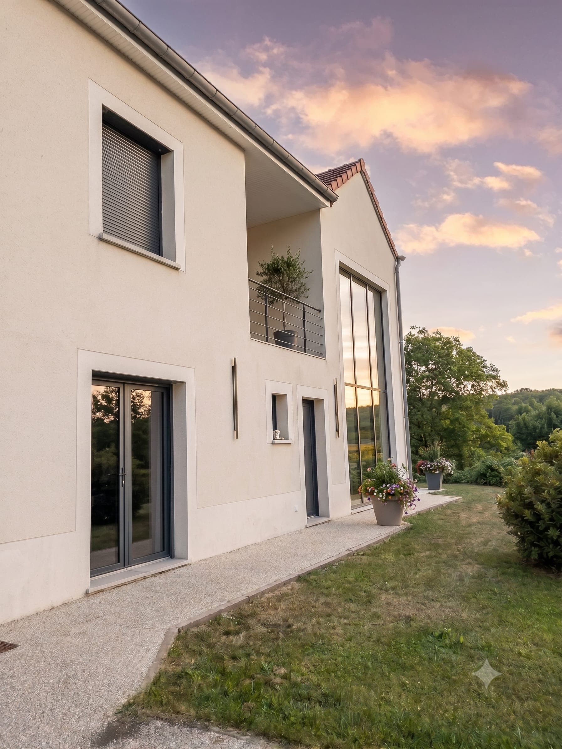 Vue extérieure de la maison
