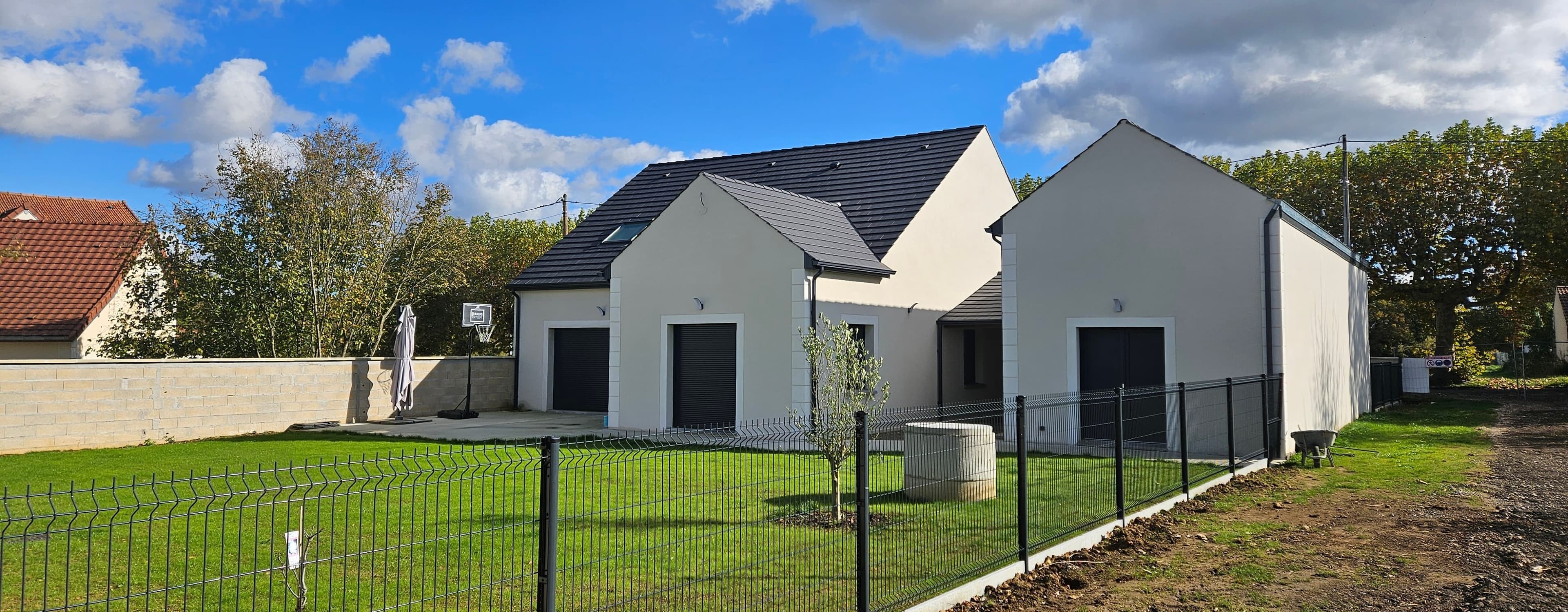Vue extérieure de la maison
