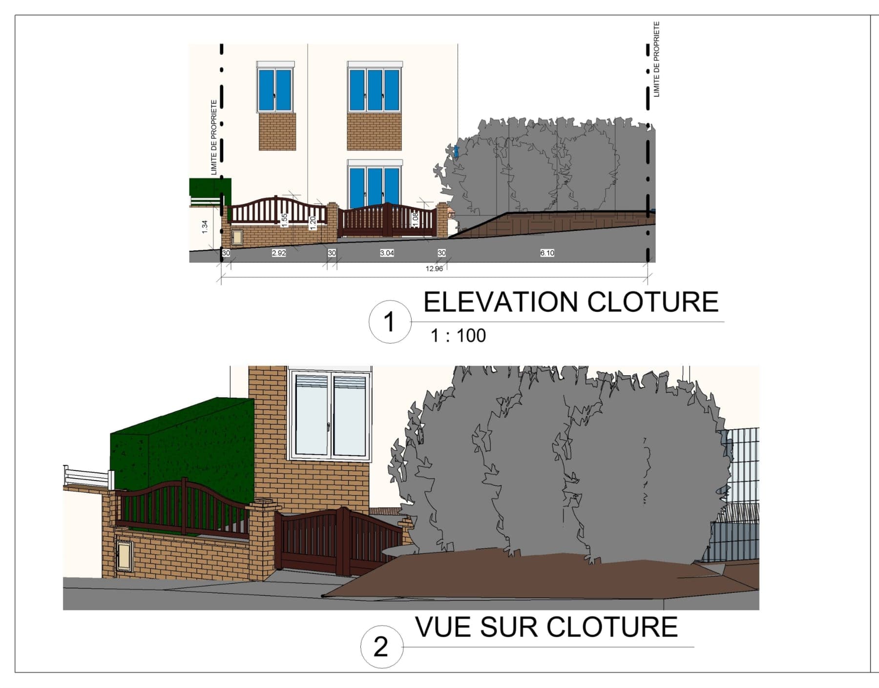 Plan de clôture