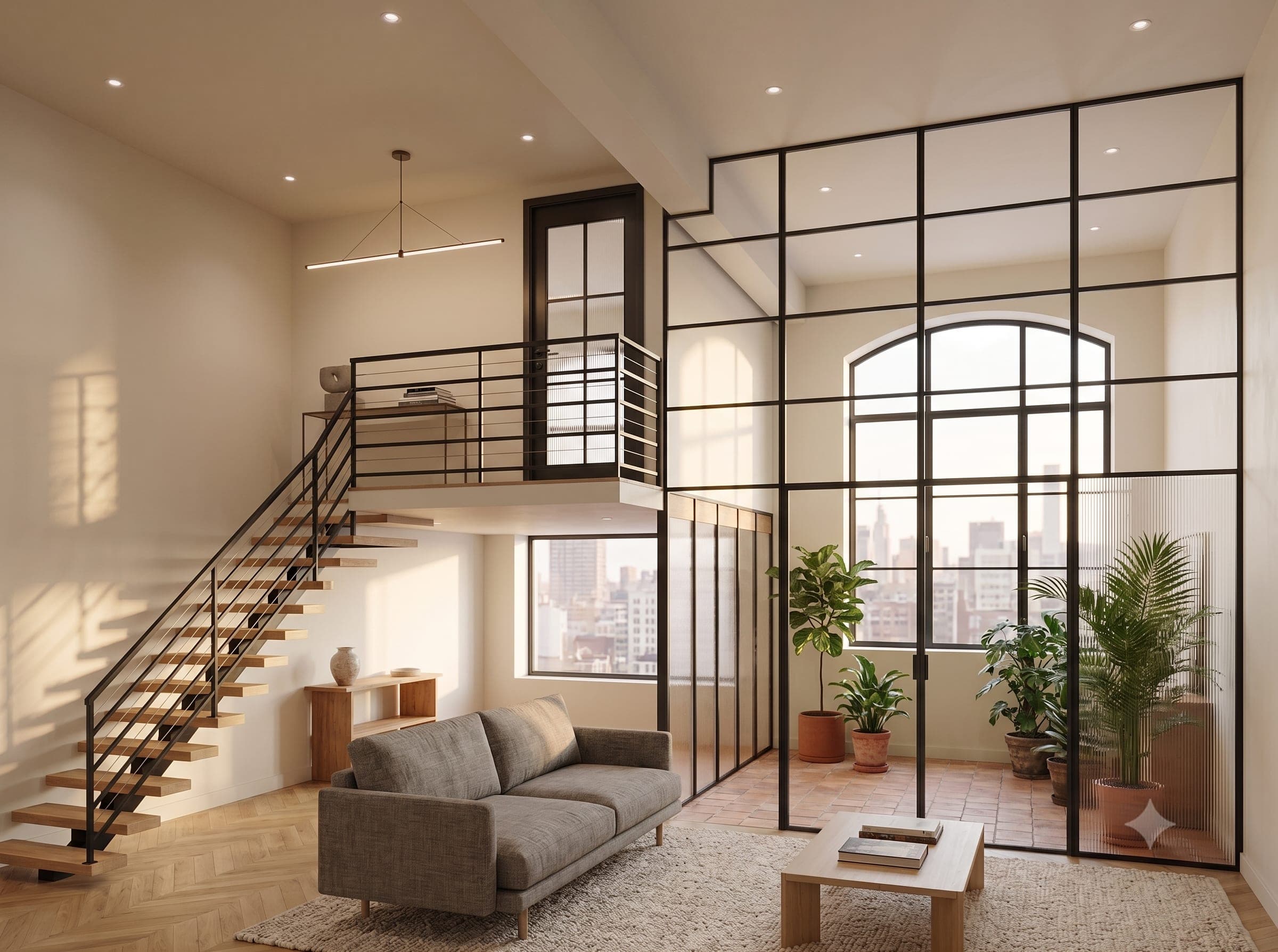 Vue extérieure du duplex