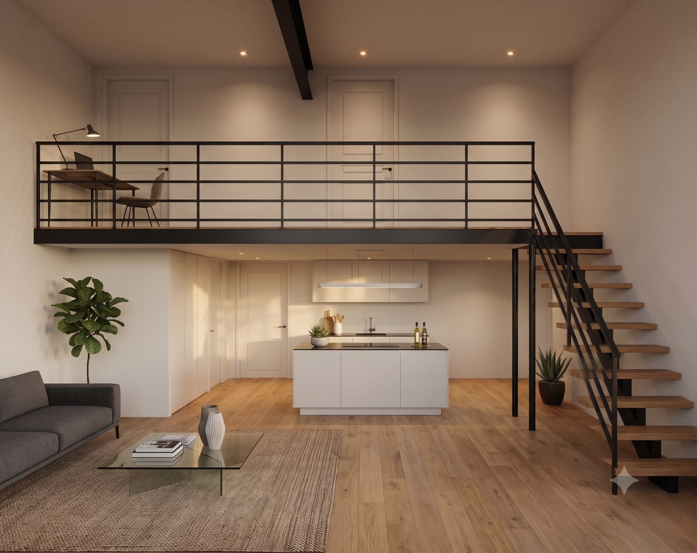 Vue extérieure du duplex